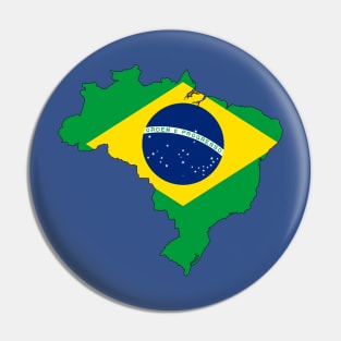 Brasil Flag Pin