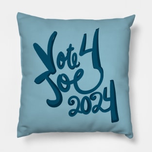 Vote Blue 4 Joe Biden 2024 Pillow