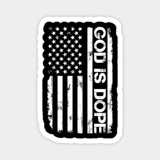 GOD IS DOP , Christian Jesus Faith Believer , 4 th of july , us Magnet