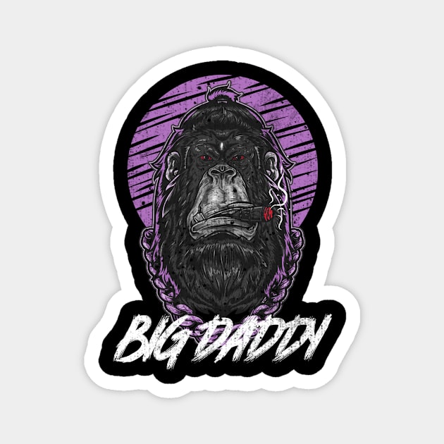 Big Daddy - Hiphop/Trap music Magnet by WizardingWorld