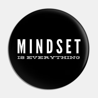 Mindset Is Everything - Motivational Words Pin