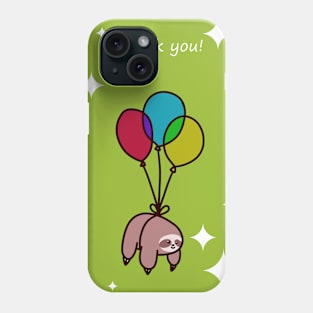 "Thank You" Sloth Phone Case