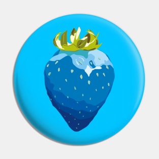 Blue Strawberry Pin