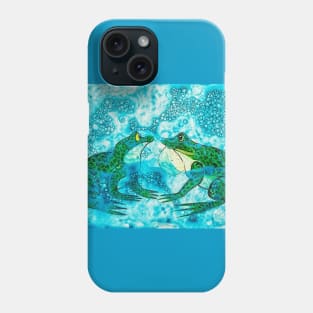 Frogs Face Off Phone Case