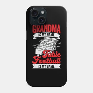 Table Football Soccer Grandma Gift Phone Case