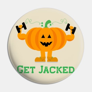 Get Jacked Halloween Gym Pin