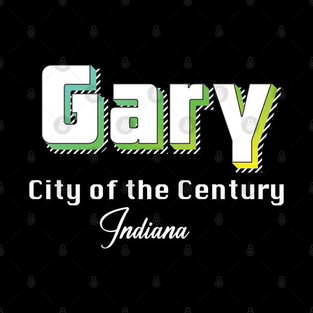 Gary Indiana Yellow Text by WE BOUGHT ZOO