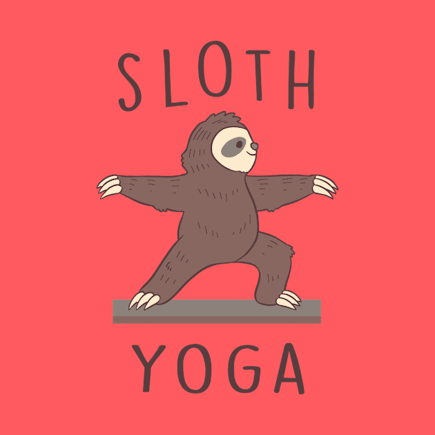 Sloth Yoga by Andriu