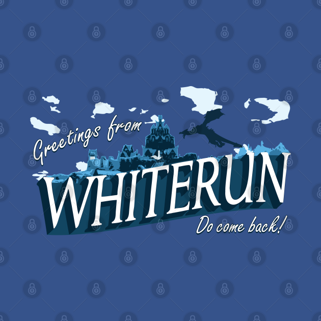 Greetings From Whiterun - Skyrim - T-Shirt