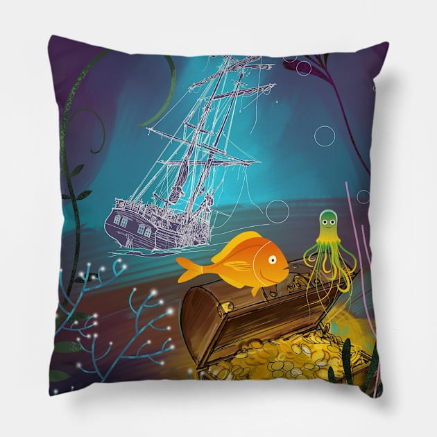 Treasure Pillow by Toby Wilkinson