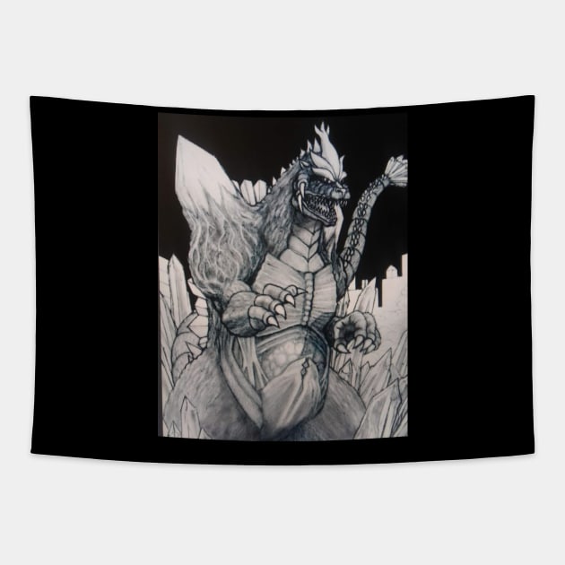 Evil Space Kaiju Tapestry by Robzilla2000