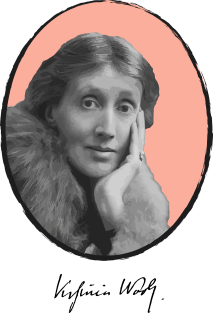 Authors - Virginia Woolf Magnet