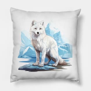 Arctic Fox Pillow