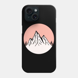 Mountains Sketch V14 Phone Case