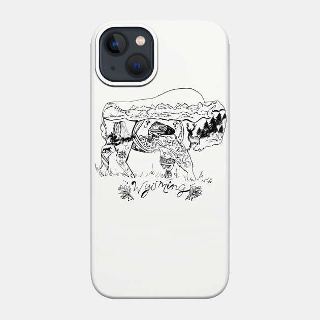 Roaming Buffalo - Buffalo - Phone Case