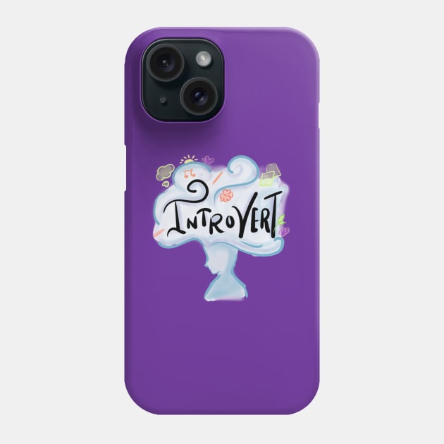 Introvert Phone Case by sarda_art