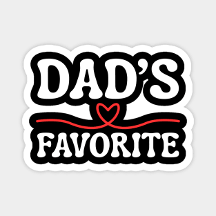 Dad's Favorite Magnet