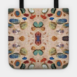 Beach Stones Abstract 7a Tote