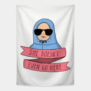 Mean Girls - She doesn't even go here Tapestry