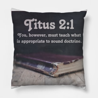 Titus 2:1 Pillow