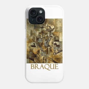 Violin and Candlestick (1910) by Georges Braque Phone Case