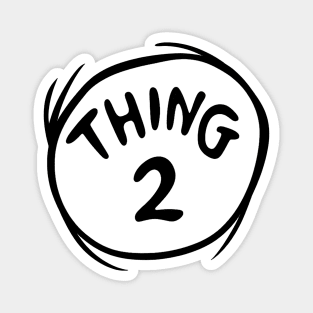 Thing 2 Logo Magnet
