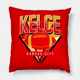 Kelce Kansas City Football Retro Pillow