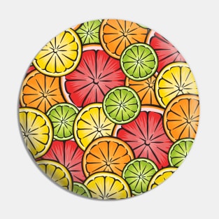 Citrus Craze Pin