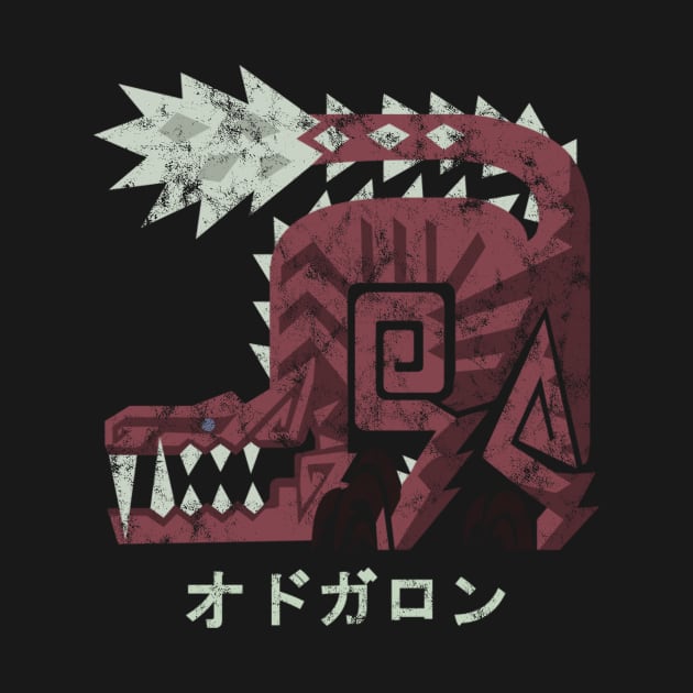 Monster Hunter World Odogaron Kanji Icon by StebopDesigns