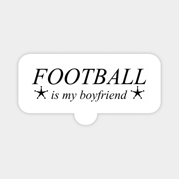 Funny Football Girlfriend Magnet by yassinstore