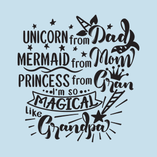 Unicorn Mermaid Princess T-Shirt