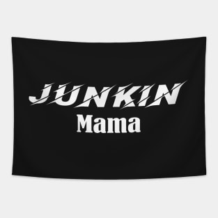 Junkin Mama, vintage lover , Gone Pickin, Junk Queen, Junking lover, Yard sale, Thrifting Tee ,Farmhouse style,Vintage,Farm Life Tapestry