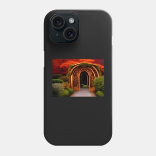 The Arch to the Secret Garden of Autumn Phone Case