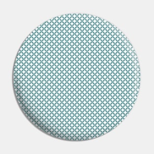 Geometric Circles - Dusty Turquoise Pin