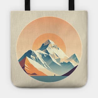 Minimalist Everest: Journey to the Summit T-shirt Tote