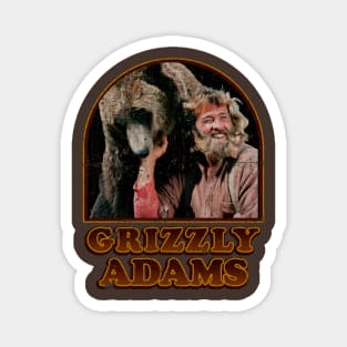 Vintage Grizzly Adams Magnet