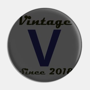 Vintage V Pin