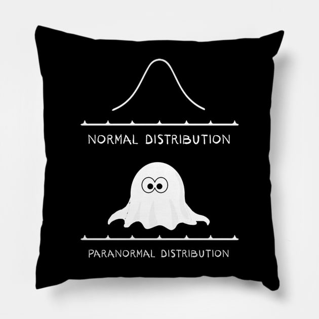 Normal Distribution Paranormal Distribution Math Pillow by Space Monkeys NFT