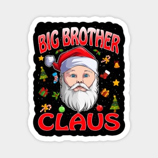 Big Brother Santa Claus Christmas Matching Costume Magnet