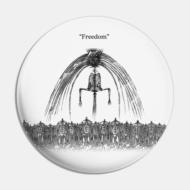 "Freedom" Pin by Stupickeroonies