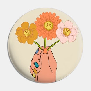 Flower Hand Pin