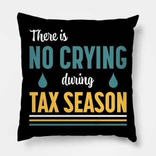 There Is No Crying During Tax Season Pillow