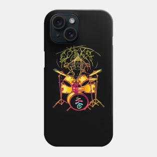 Neon Nirvana - Drummer Buddha Phone Case