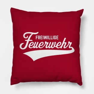 Freiwillige Feuerwehr (Schriftzug / White) Pillow