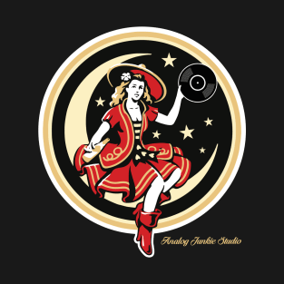 VINYL LIFE MOON GIRL T-Shirt