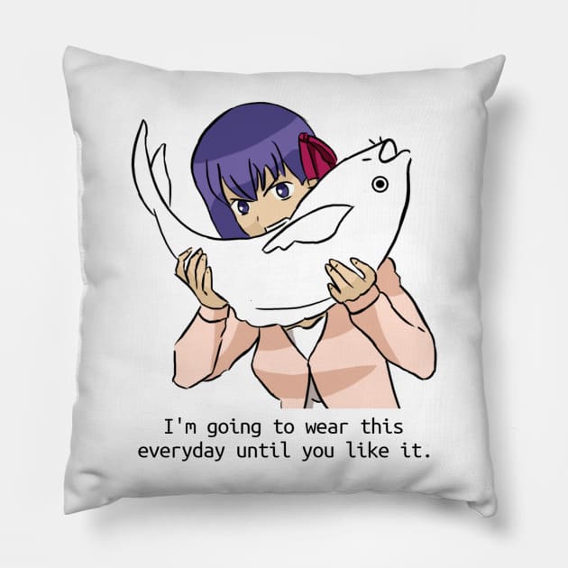 Sakurafish Shirt Pillow by iklone