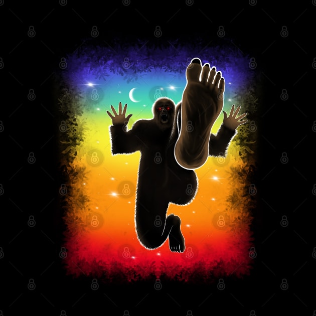 Big foot Halloween by Artardishop