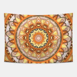 Autumn Mandala Tapestry