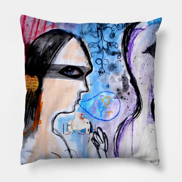 Major flaws Pillow by Loui Jover 