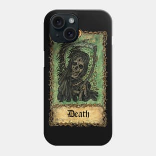 Death. Eternal Bones Tarot (Colorful) Phone Case